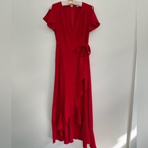 Altar'd State Asymmetrical Red Dress